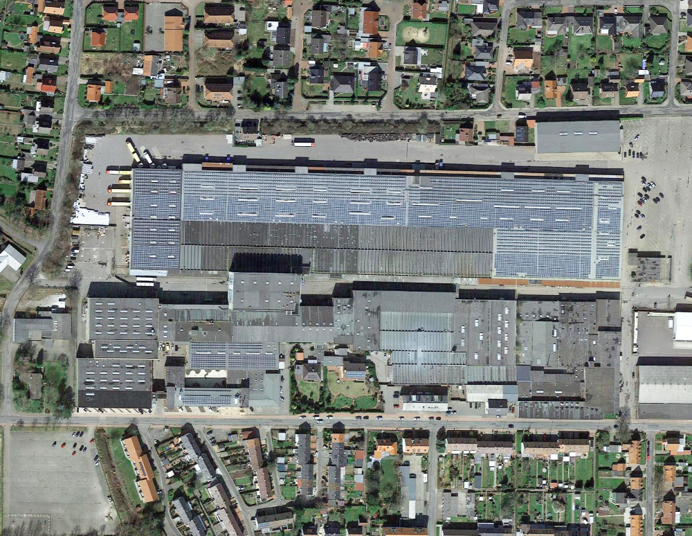 德国Quakenbrück 1.3 MW工商业屋顶项目